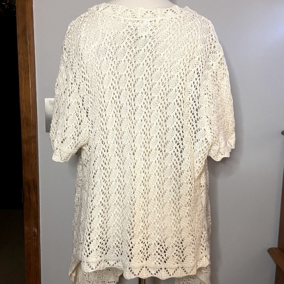 NWOT UO Staring at Stars Crochet Sweater Top, S - Picture 3 of 5